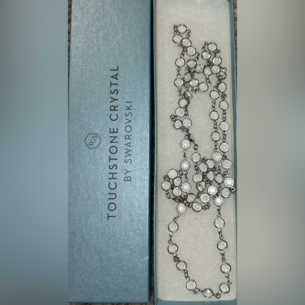 Touchstone Crystal Chanelle Crystal Necklace - Picture 3 of 5